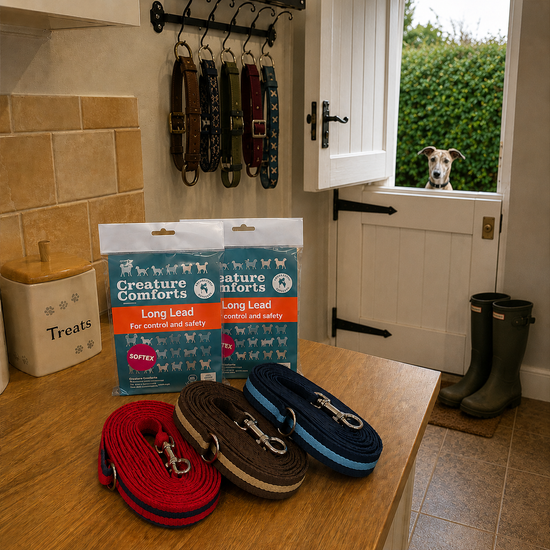 Dog Training Leads - Creature Comforts Premium Long Leads