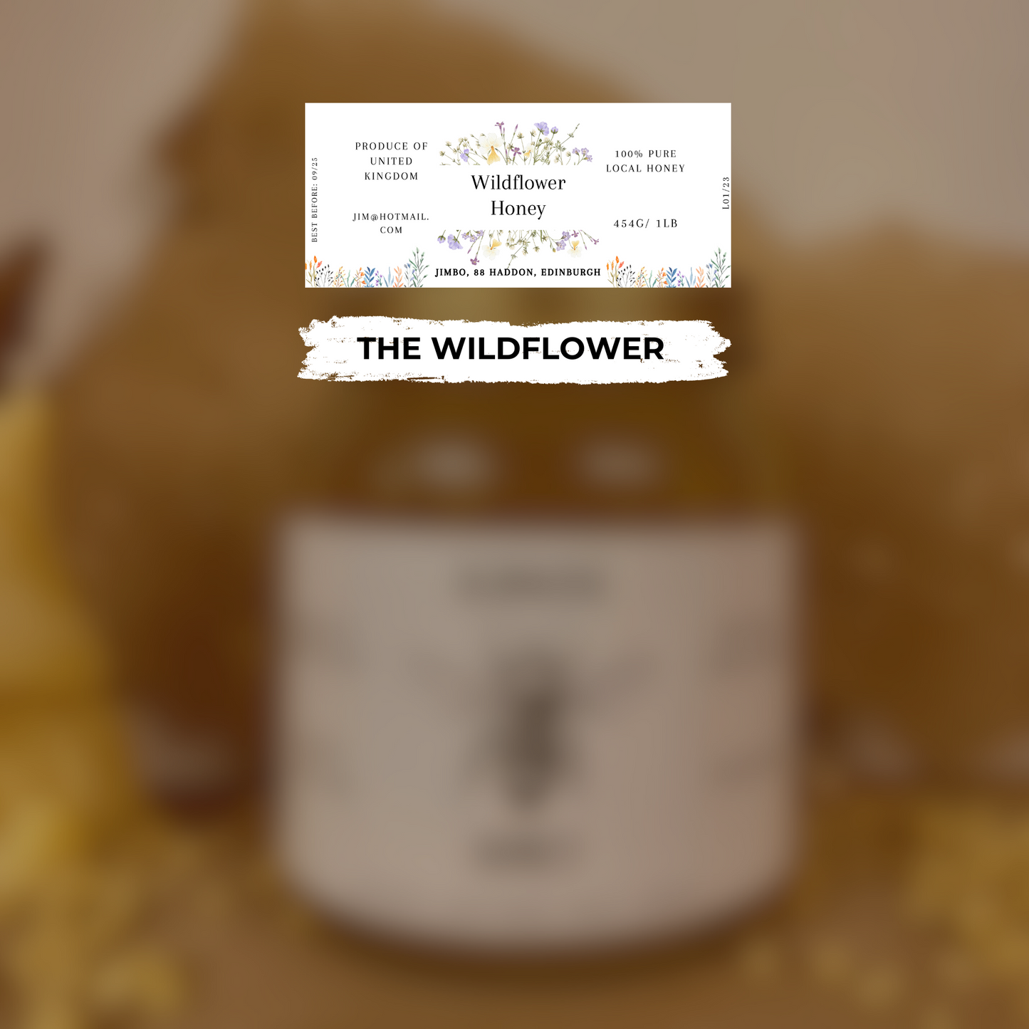8oz Jar & Label Set - 6, 12 or 18