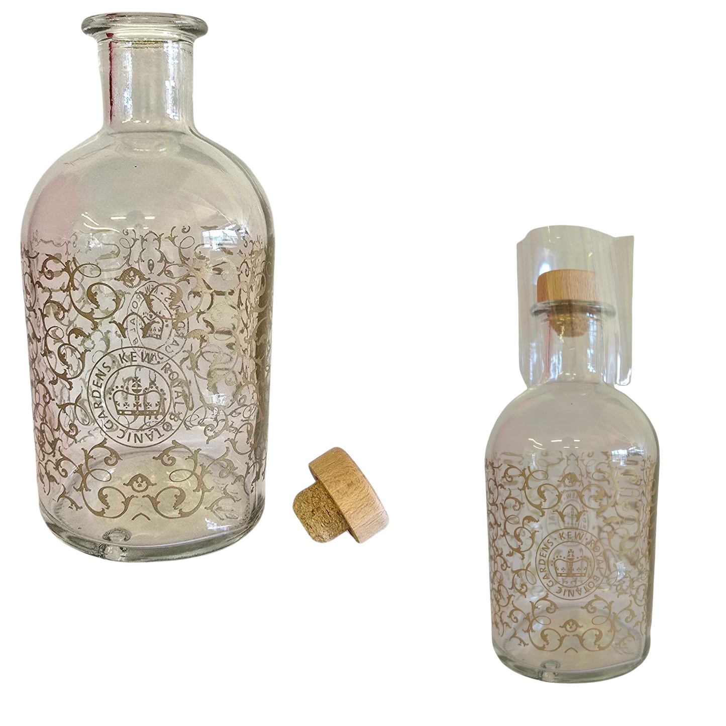 Kew Botanical Gardens Diffuser Jar with Cork and Shrink Band to seal - Set of 10