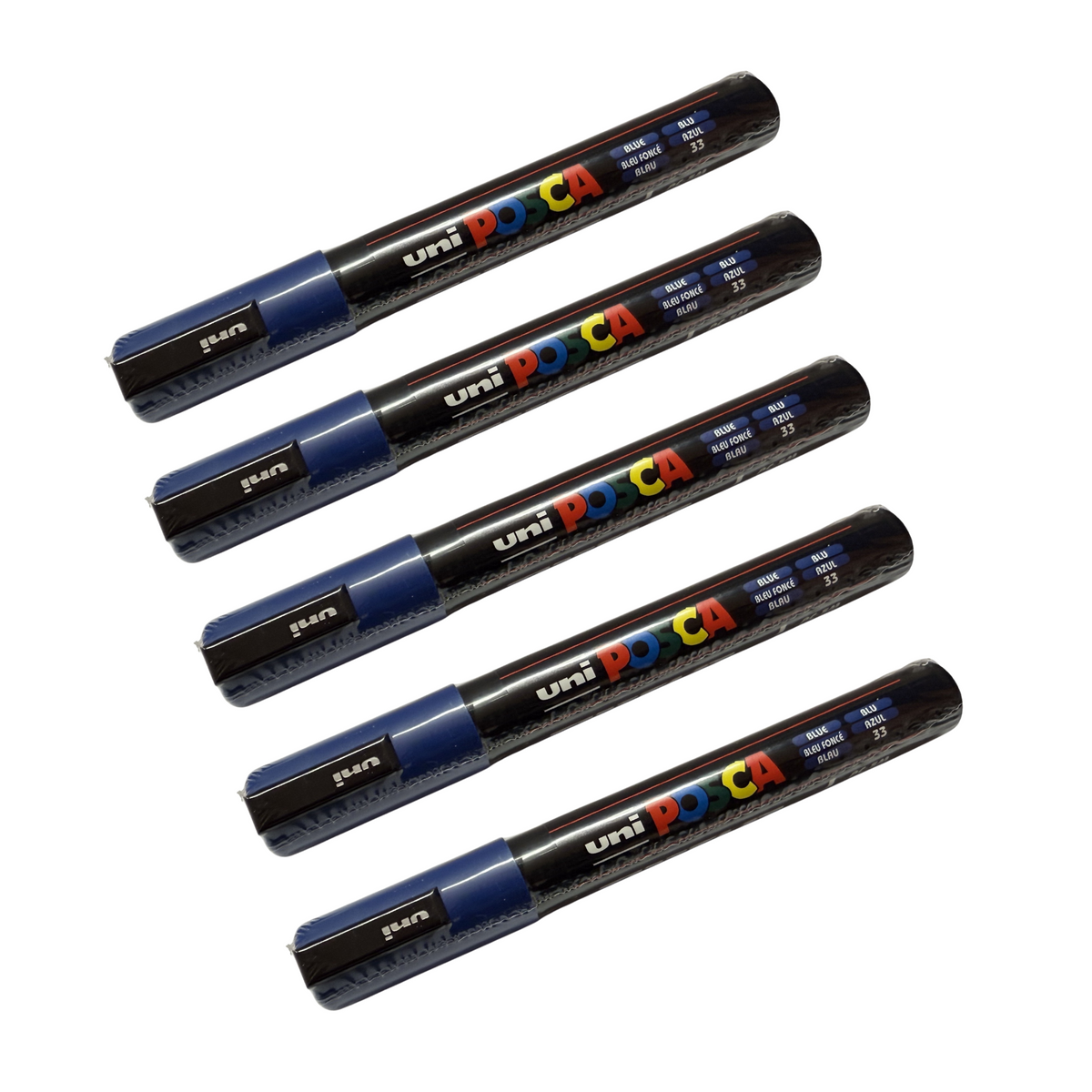 Posca Pen Shell POSCA Pen - Blue - 5 Pack – Hagen's Bees