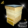 National Complete Premium Hive Kit with Frames & Wax Foundation - Pine