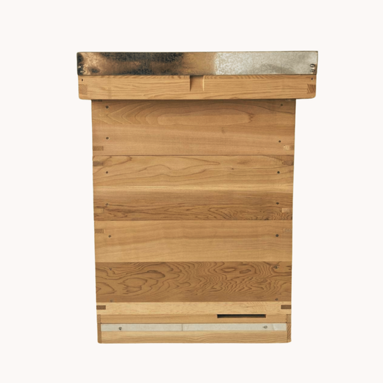 National Complete Hive Kit with Frames & Wax Foundation FLAT PACKED  - Cedar