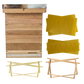 National Complete Hive Kit with Frames & Wax Foundation FLAT PACKED  - Cedar