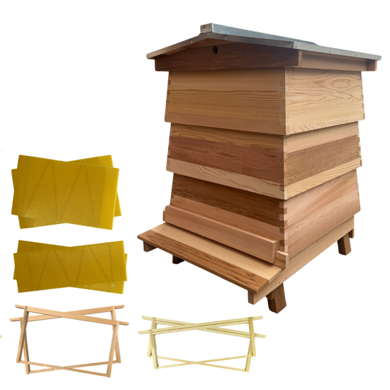 WBC Hive Kit with Frames & Foundation - Cedar
