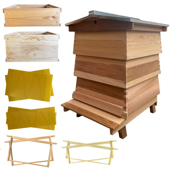 WBC Hive Kit with Frames & Foundation - Cedar