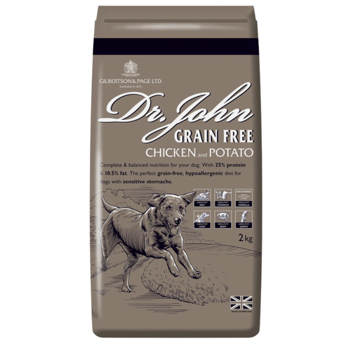 Dr Johns Grain Free Dog Feed - Chicken & Potato 2kg