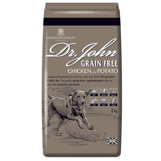 Dr Johns Grain Free Dog Feed - Chicken & Potato 2kg