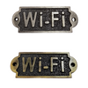 Cast Iron 'Wi-Fi' Sign
