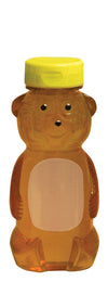 12oz Teddy Bear With Lid, 24 Pack - Bee Equipment