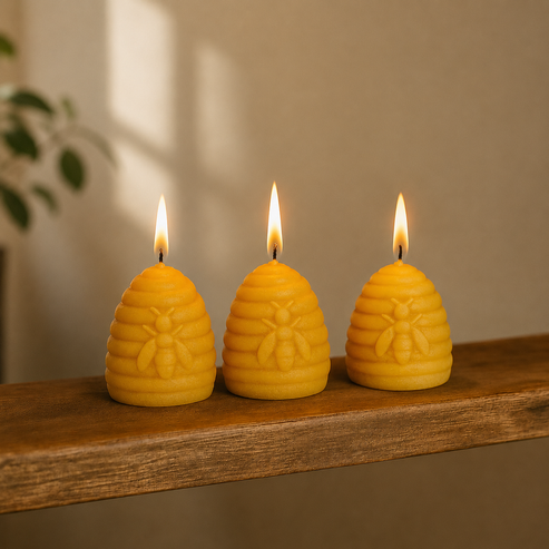 The Trio Of Mini Skeps Budget Candle Mould