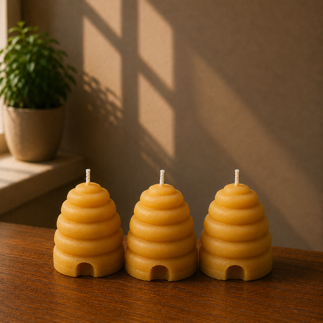 The Trio of Beehive Votives Budget Candle Mould
