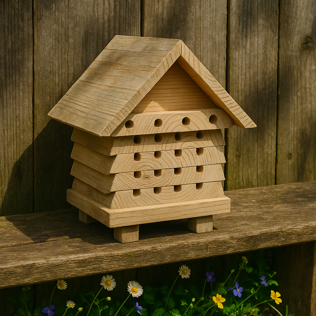 Interactive Flip Top Solitary Bee Hive