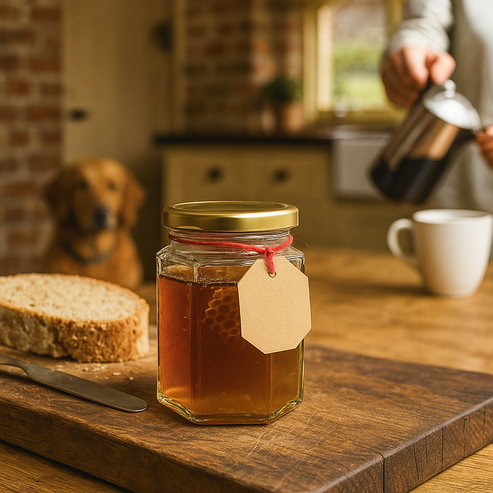 12oz Hex Jar (84 Pack)