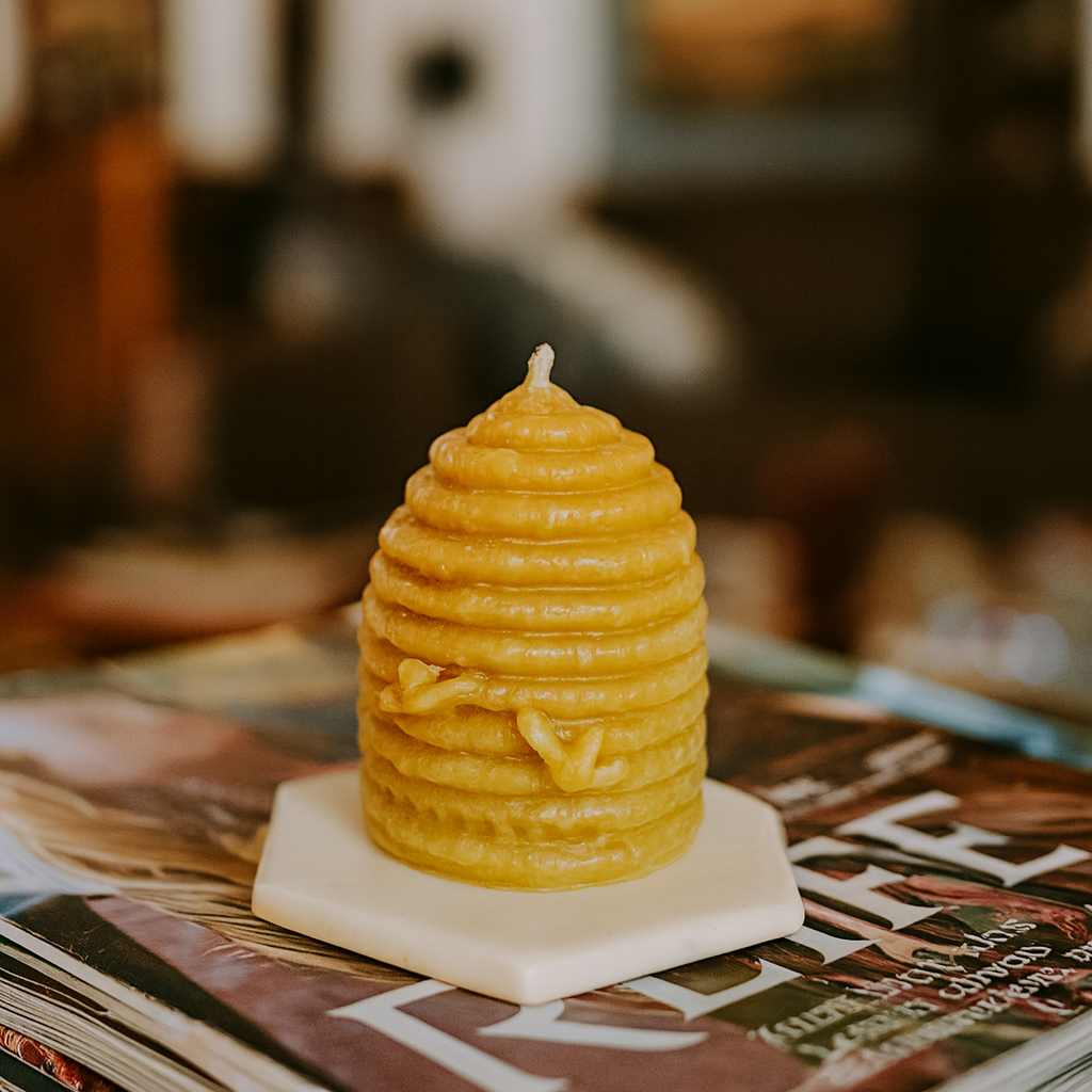 The Bee Hive Skep Candle Mould