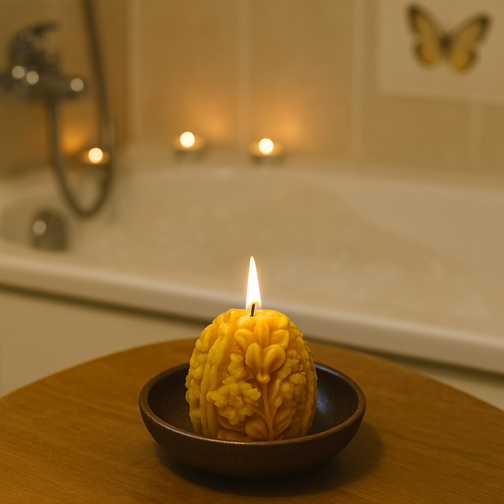 The Carved Egg Candle Mould