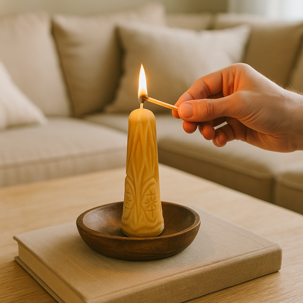 The Carved Pillar Candle Mould