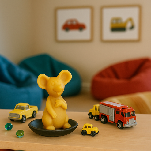 The Curious Mouse Candle Mould