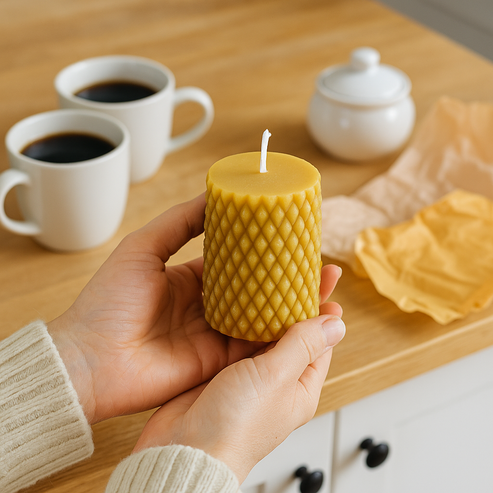 The Diamond Cylinder Premium Candle Mould