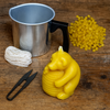 Candlemaking Kit - Bear & Hive Mould, Melting Pot, 30ft Wick, Wick Snips and 200g Beeswax Beads