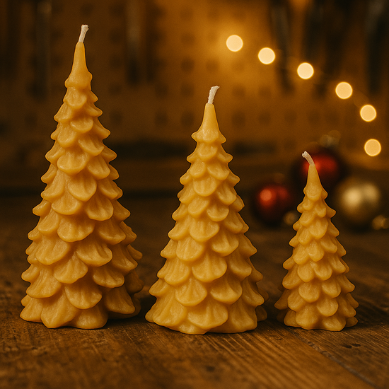 The Christmas Tree Trio Candle Mould
