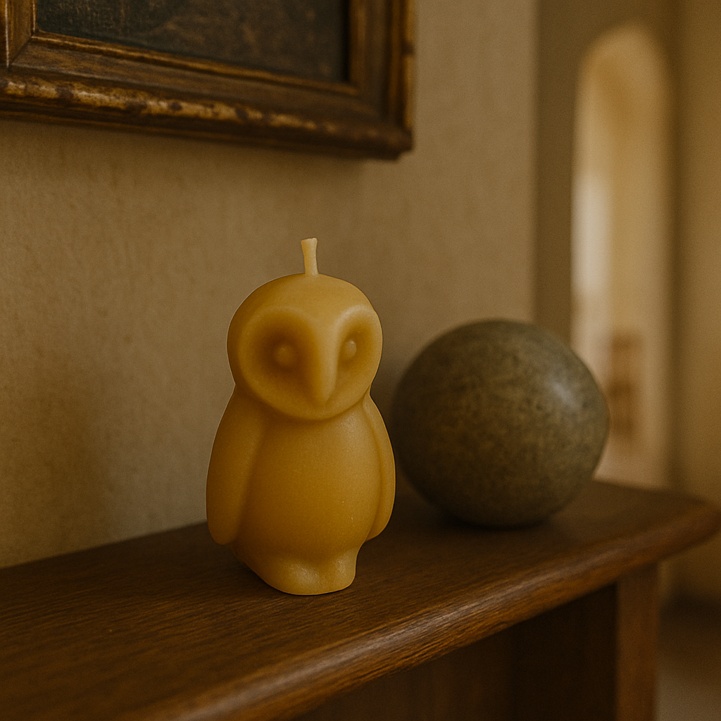 The Art Deco Owl Candle Mould