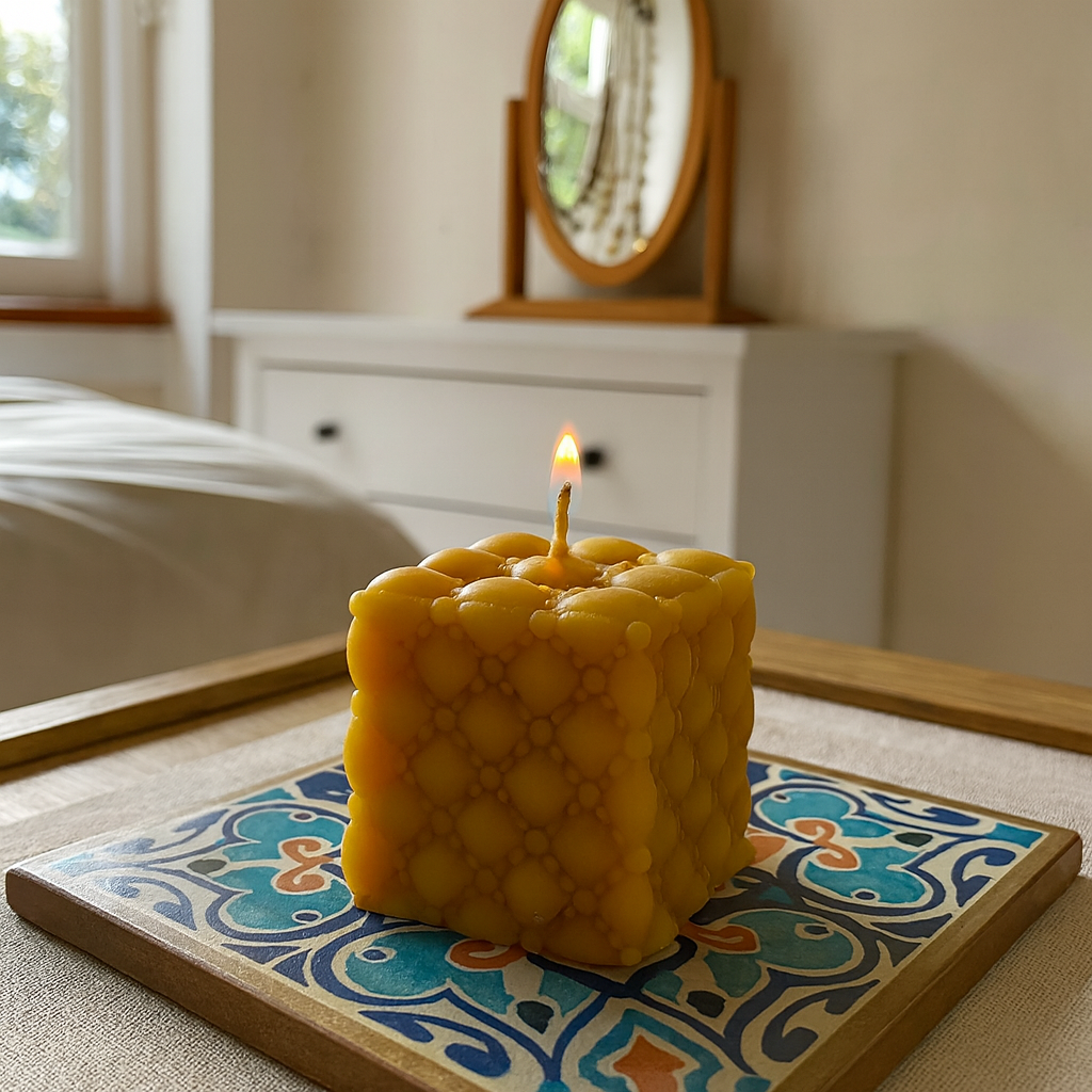 The Beaded Pillow Box Candle Mould