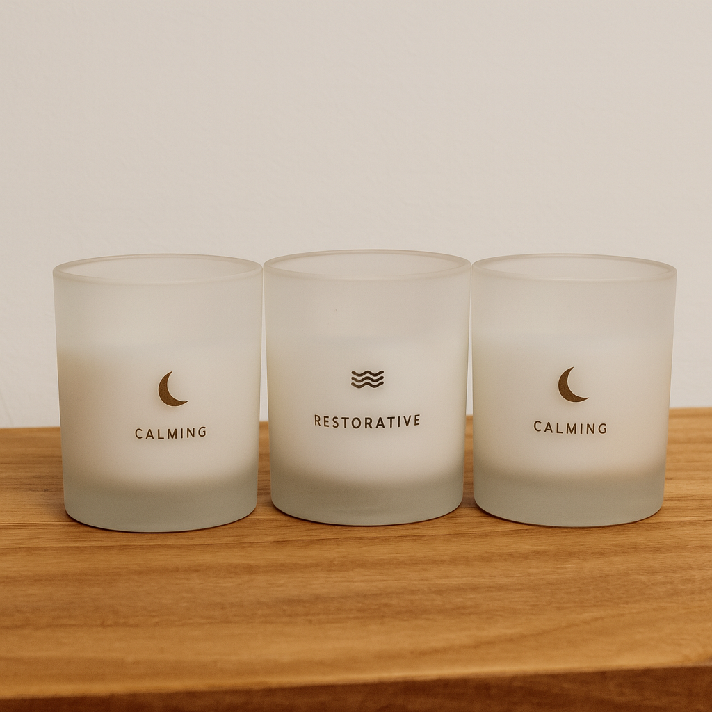 Medium Candle Jars & Wicking Tabs  - Set of 3