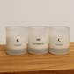 Medium Candle Jars & Wicking Tabs  - Set of 3