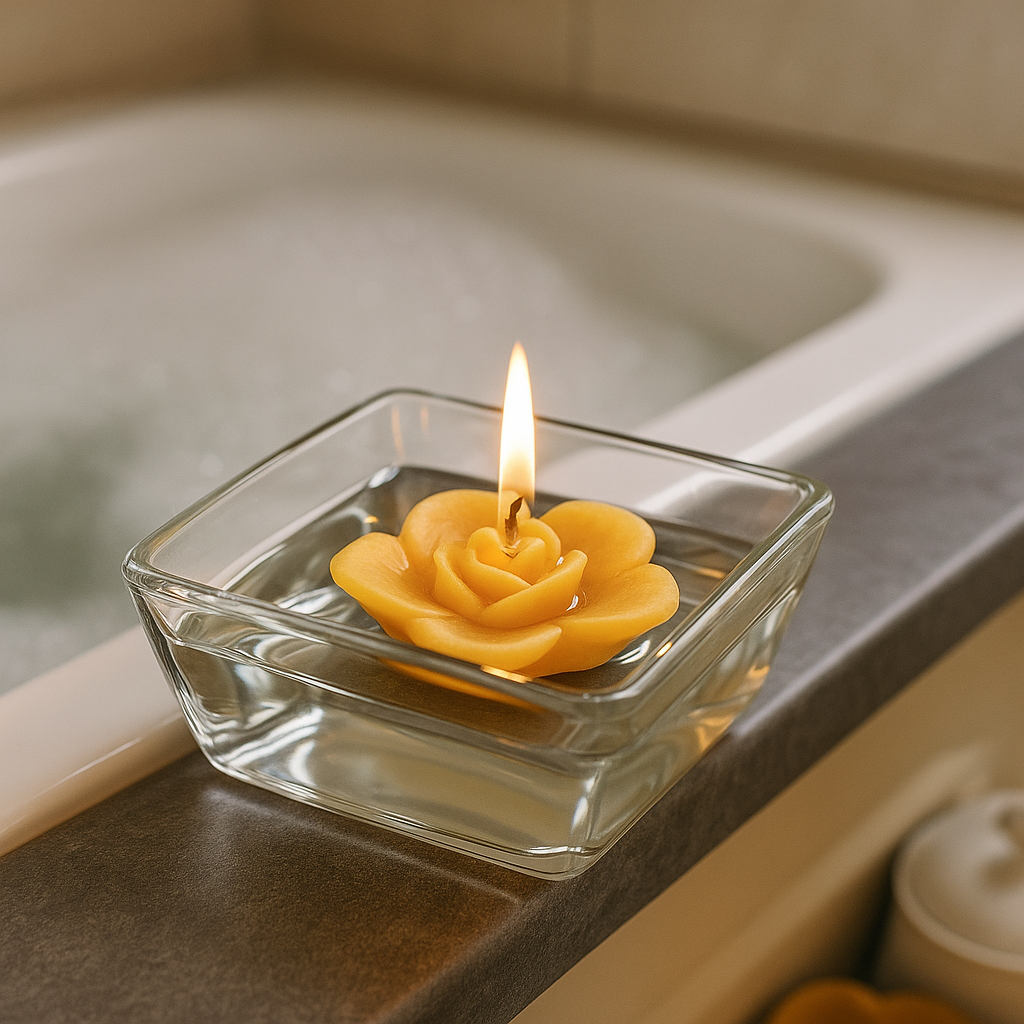 The Floating Rose Candle Mould