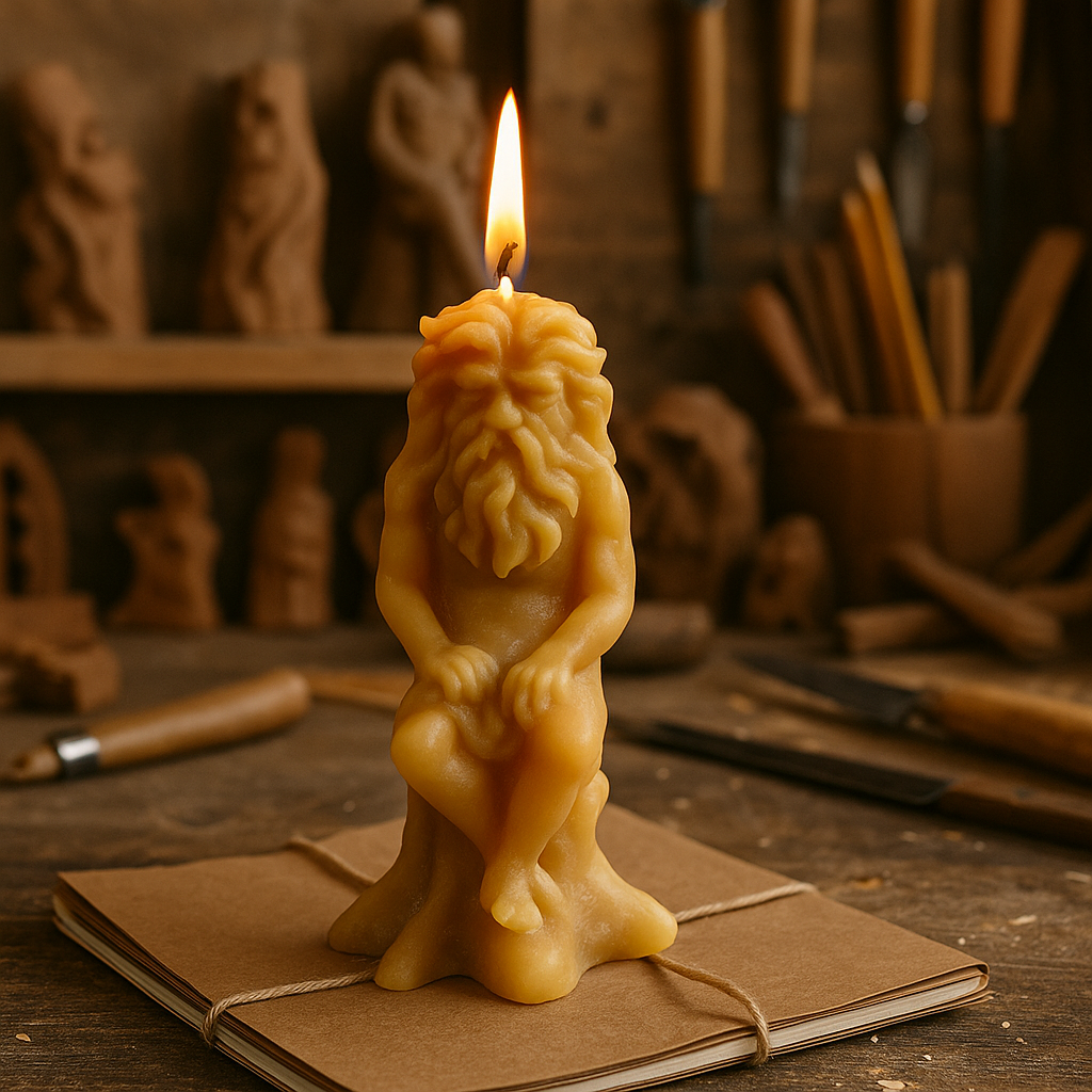 The Green Man Candle Mould