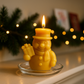 The Snowman With Gift Candle Mould
