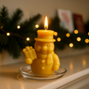 The Snowman With Gift Candle Mould
