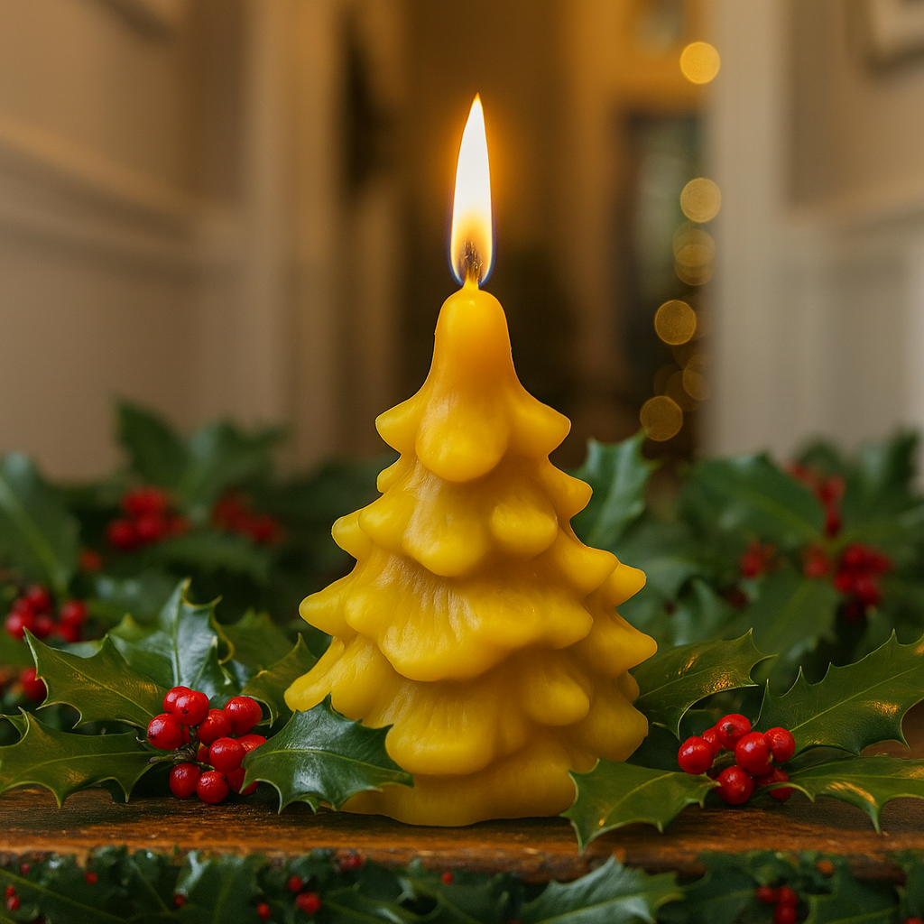 The Large Spruce Tree Candle Mould