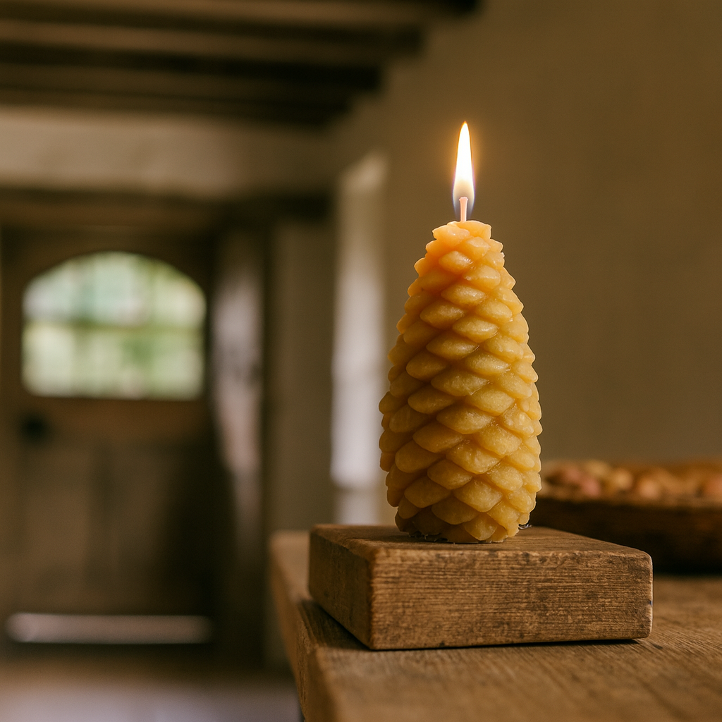 The Tall Pine Cone Candle Mould