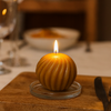 The Round Swirl Ball Candle Mould