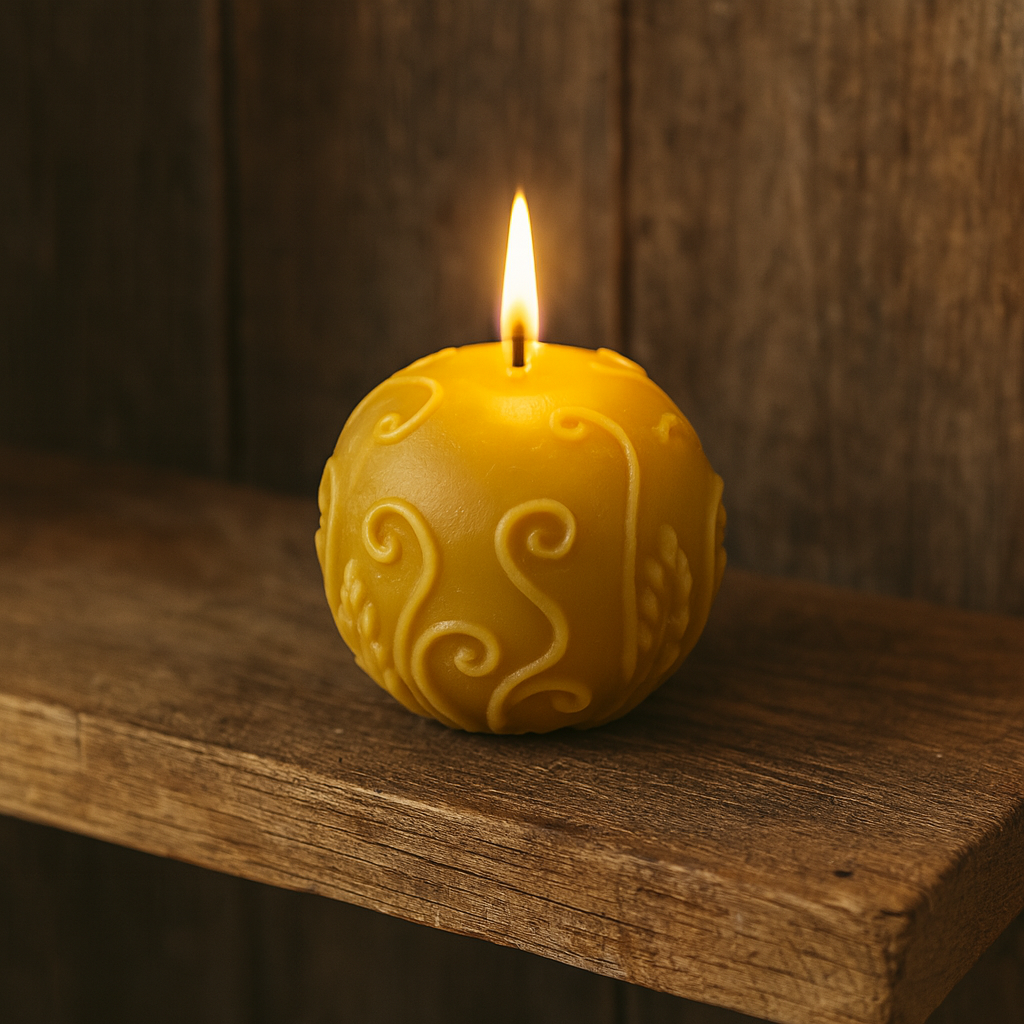 The Rustic Fern Ball Candle Mould