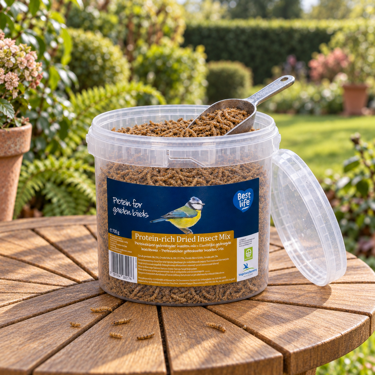 Protein Rich Dried Insect Tub 700g