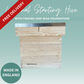 National Starting Hive Kit with Wax Foundation - Pine