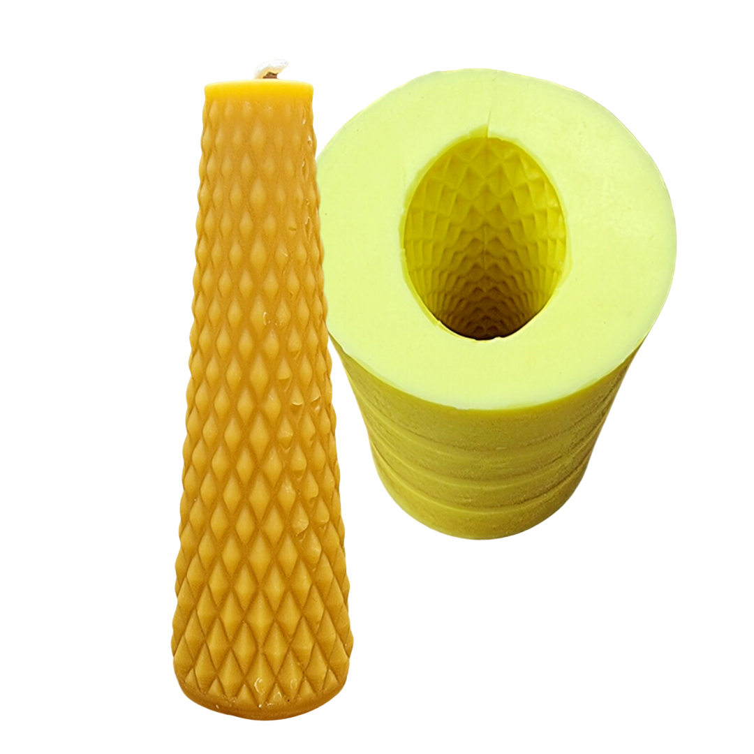 The Diamond Pillar Candle Mould
