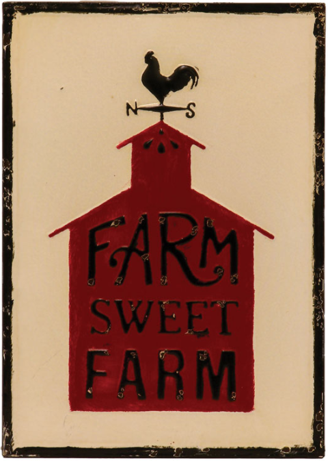 Farm Sweet Farm Vintage Sign