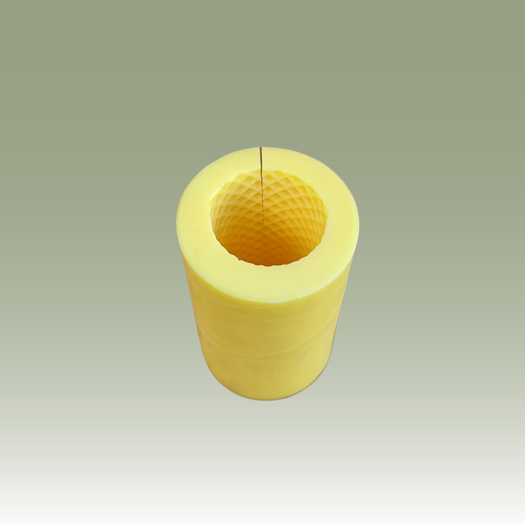 The Diamond Cylinder Premium Candle Mould