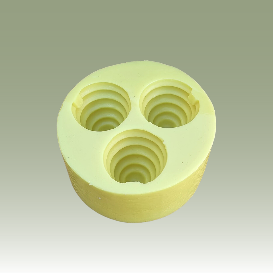 The Trio of Beehive Votives Candle Mould