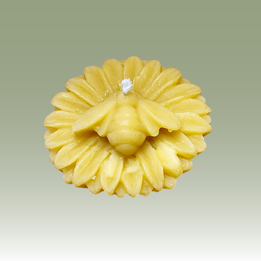 The Floating Sunflower With Bee Candle Mould