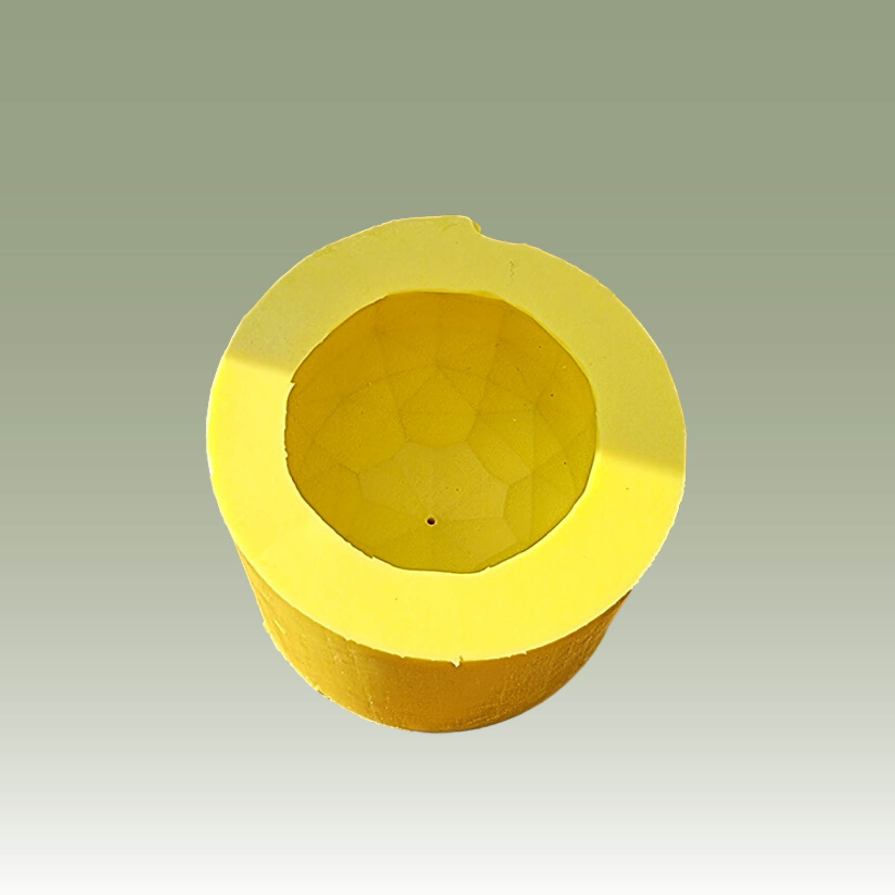 The Faceted Orb Candle Mould