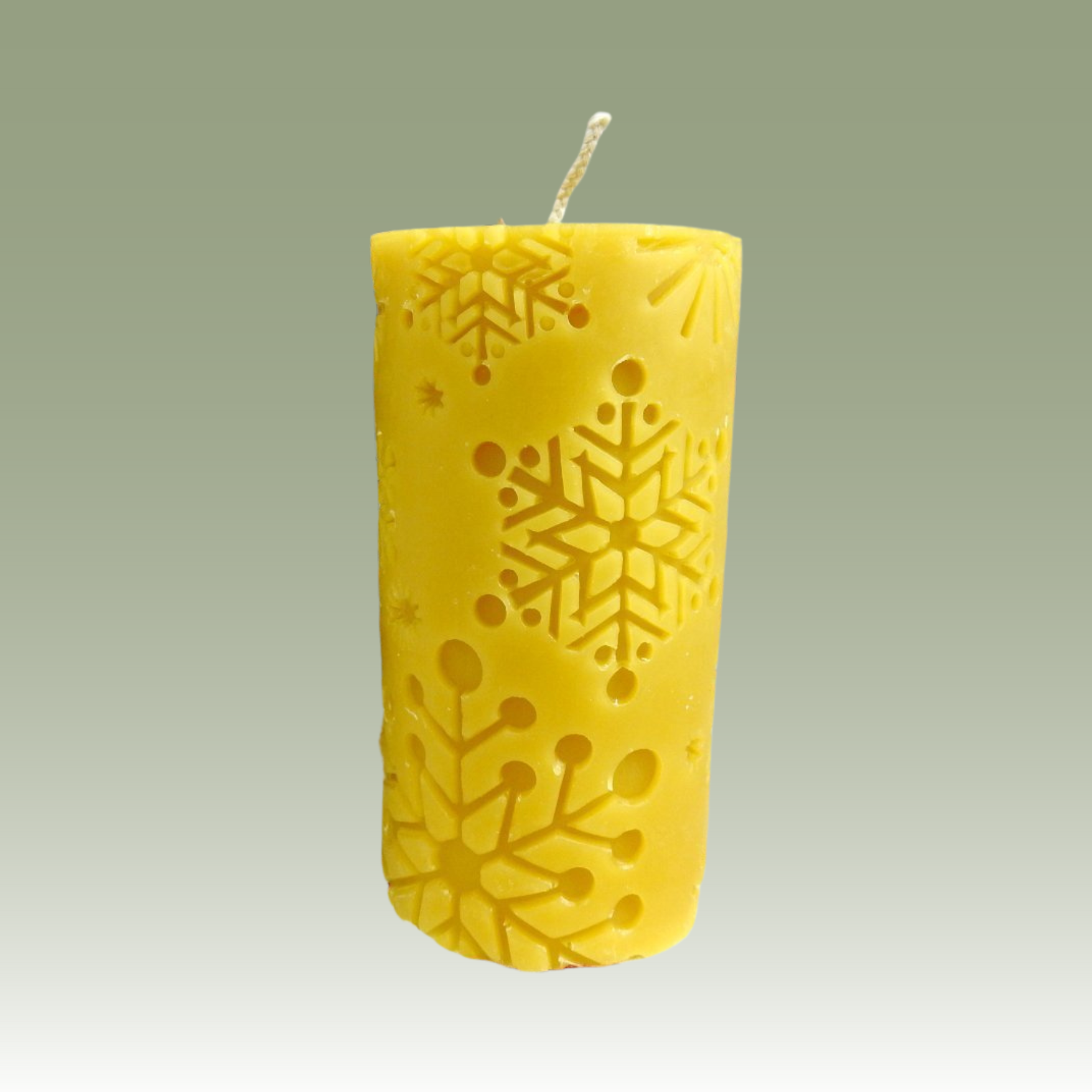 The Snowflake Cylinder Candle Mould