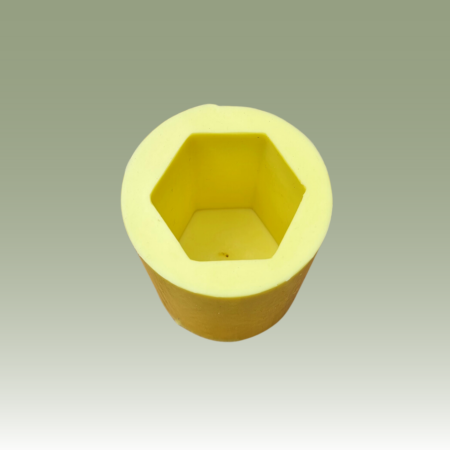 The Hexagon Pillar Block Candle Mould