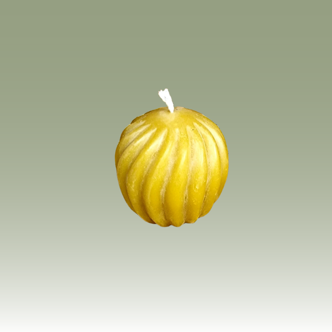 The Round Swirl Ball Candle Mould