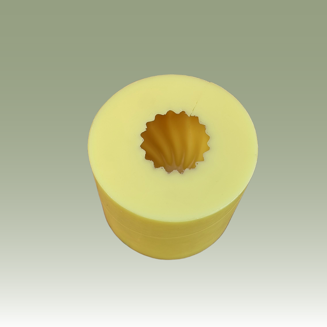 The Round Swirl Ball Candle Mould
