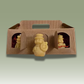 Snowmen Trio Pure Beeswax Candle Gift Set