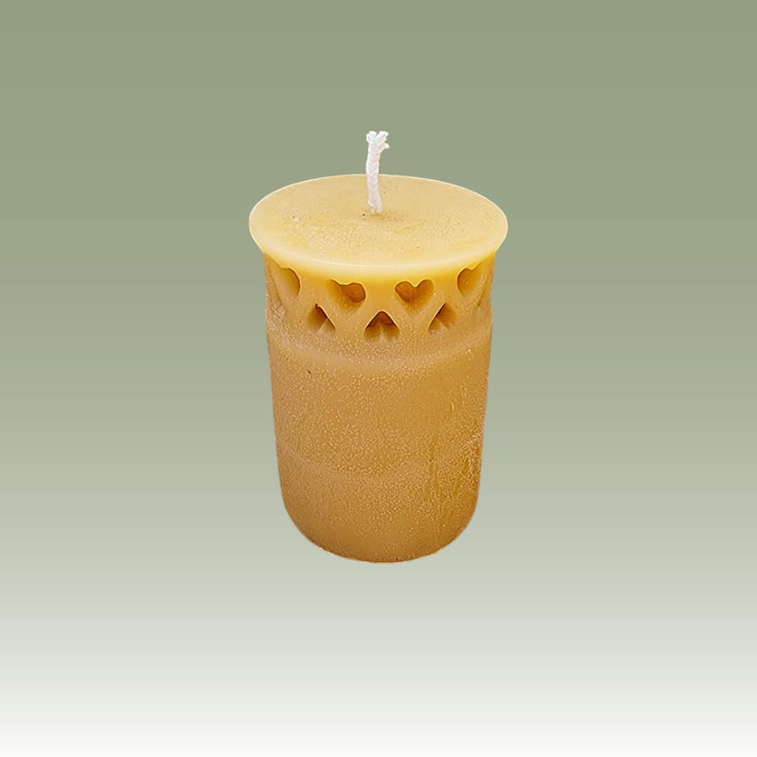 The Small Hearts Lattice Candle Mould